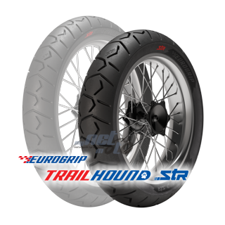 Eurogrip TrailHound 170/60 R17 (72V) Eurogrip TrailHound STR Rear Tire Tubeless Sport,Touring Motorcycle Tires M/C 